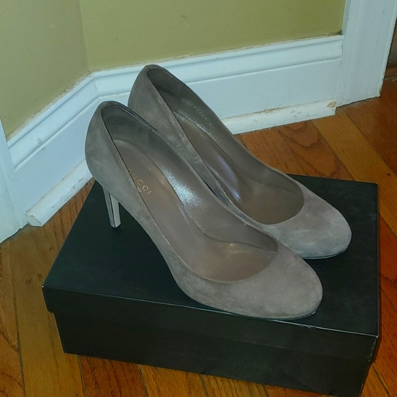 Gucci Gray suede pumps - Picture 3 of 16